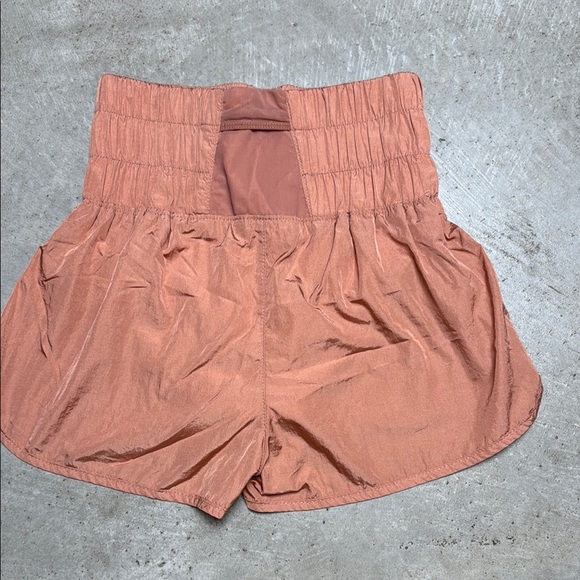 FP Movement by Free People High Waist Peach/Pink Shorts - Picture 3 of 3